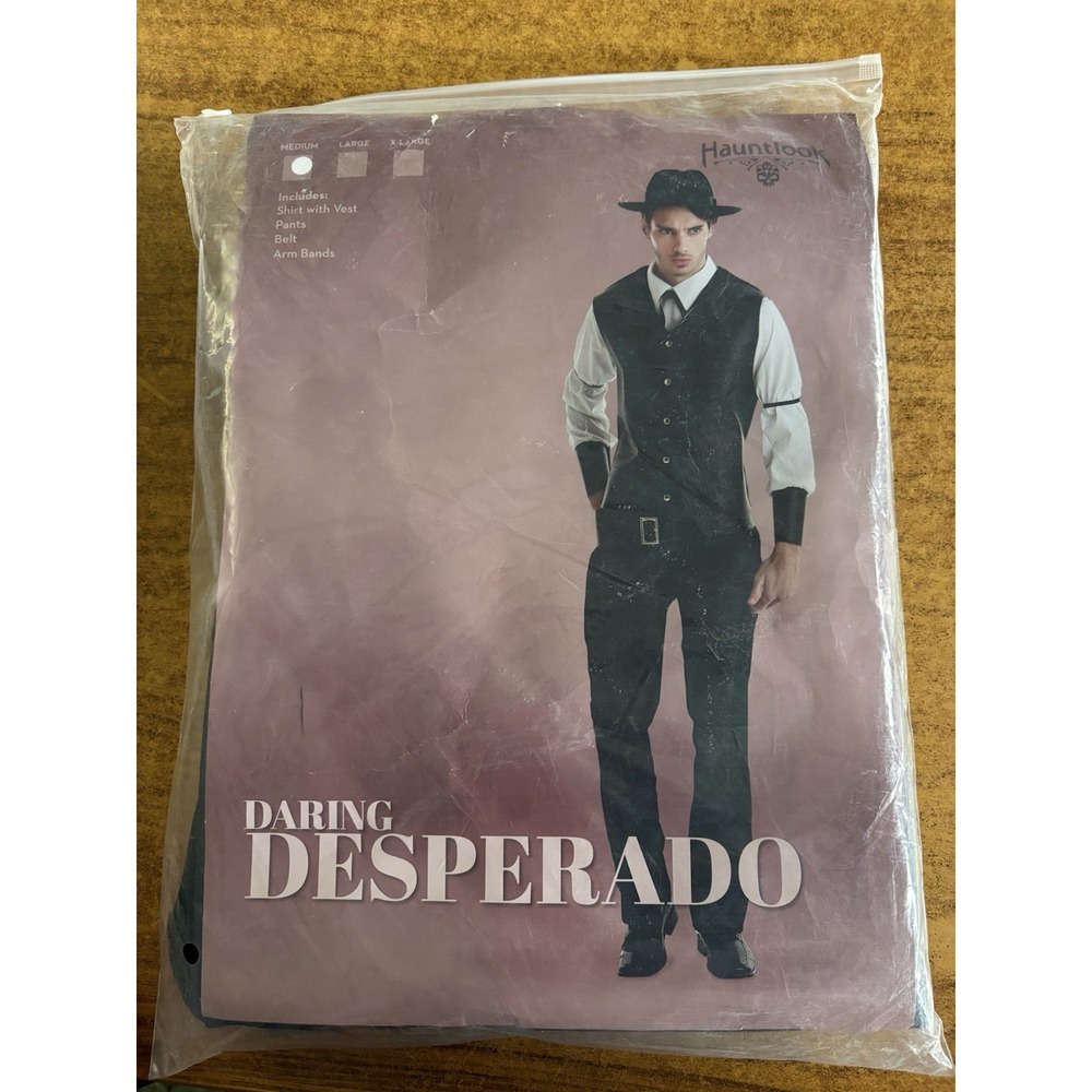 Hauntlook Daring Desperado Halloween costume for men‎ in a size medium new - Picture 2 of 4